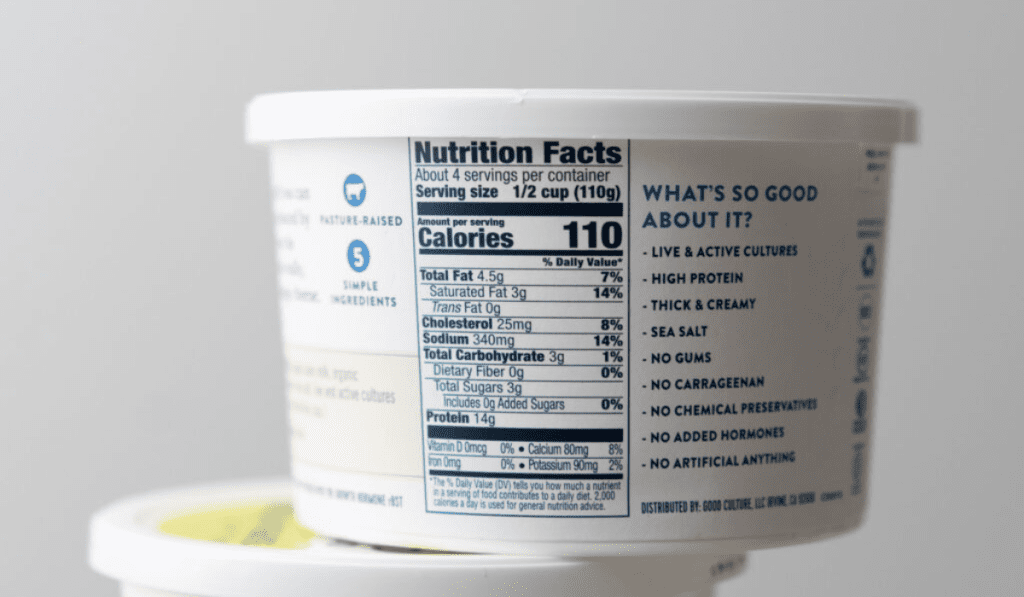 Cottage Cheese nutrition facts simplified